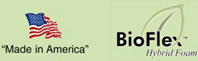 Made in America with BioFlex Hybrid Foam